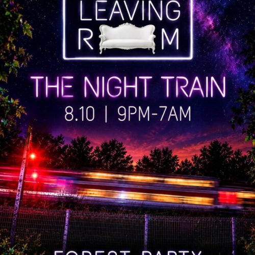 NIGHT TRAIN event flyer